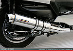 グランドマジェスティ400用 GGタイプマフラー レーシングタイプ メタルタイプ（O2センサー装着モデル）