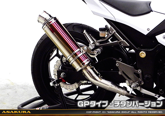 浅倉商事：Ninja250【JBK-EX250L】／Z250【JBK-ER250C】用 TTRタイプ