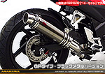 Ninja250R【JBK-EX250K】用 TTRタイプマフラー GPタイプ ブラックメタルバージョン