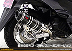 トリシティ125【EBJ-SE82J】用 DDRタイプマフラー EVOタイプ ブラックカーボンバージョン