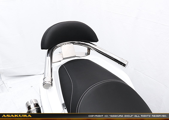 トリシティ125【8BJ-SEL4J】用 バックレスト付きタンデムバー