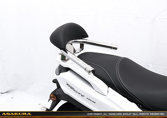 トリシティ125【8BJ-SEL4J】用 バックレスト付きタンデムバー