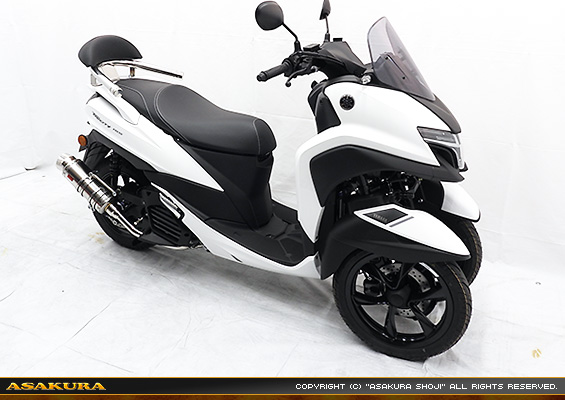 トリシティ125【8BJ-SEL4J】用 バックレスト付きタンデムバー