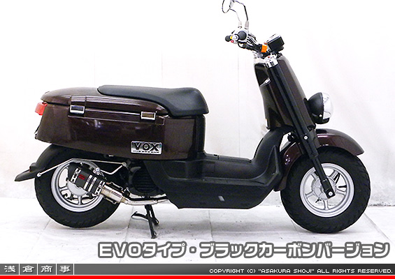 VOX【JBH-SA31J】用 ZZRタイプマフラー EVOタイプ ブラックカーボンバージョン