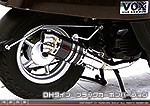 VOX デラックス【JBH-SA52J】用 ZZRタイプマフラー DHタイプ ブラックカーボンバージョン