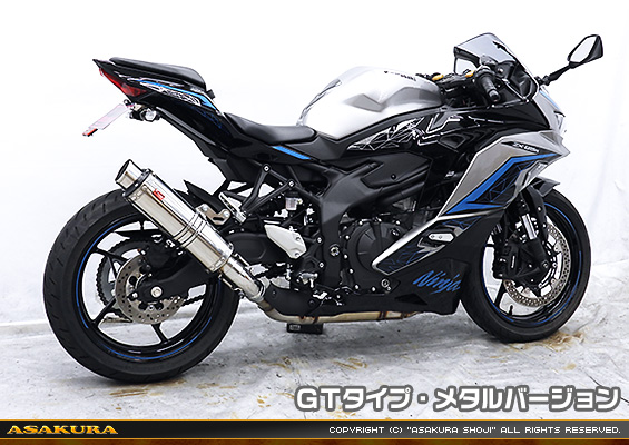 ZX-25R【8BK-ZX250H】用 TTRタイプマフラー GTタイプ メタルバージョン